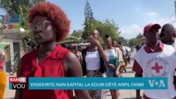 Medam yon Pran Lari Limbe pou Denonse Zak Vyolans kont Fanm an Ayiti 