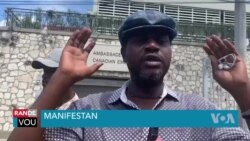 Manifestan Pòtoprens Pwoteste kont Sa Yo Konsidere Tankou Enjerans Peyi Etranje nan Zafè Ayiti 