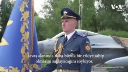 Ukrayna, F-16 savaş uçaklarını sergiledi 