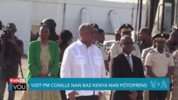 PM Conille Vizite Twoup Kenyan yo nan Pòtoprens