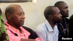 Paul Mackenzie, a Kenyan cult leader accused of ordering his followers of the members of the Good News International Church to starve themselves to death in Shakahola forest, appears at Malindi Law Courts, in Malindi, May 2, 2023. 