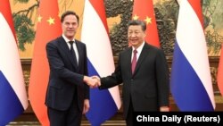 Thủ tướng Hà Lan Mark Rutte hội kiến Chủ tịch Trung Quốc Tập Cận Bình tại Bắc Kinh