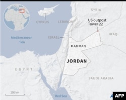 امریکہ کا فوجی اڈہ ٹاور 22 اردن کے انتہائی شمال مغرب میں واقع ہے۔