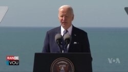 Biden Mande Ameriken pou yo Defann Demokrasi nan Diskou li Pwononse Normandy 