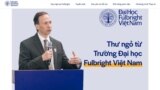 Hiệu trưởng Scott Andrew Fritzen của Đại học Fulbright Việt Nam công bố thư ngỏ hôm 30/8/2024.