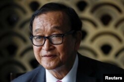 Nhân vật đối lập Campuchia Sam Rainsy