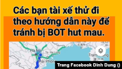 Google maps và lộ trình từ thành phố HCM đi Hà Nội qua ngã Cambodia và Lào.