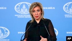 Phát ngôn viên Bộ Ngoại giao Maria Zakharova nói với các phóng viên rằng Moscow lo ngại về những gì bà gọi là hoạt động ngày càng “khiêu khích” ở biên giới Ukraine với Belarus.