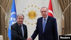 BM Genel Sekreteri Guterres ve Cumhurbaşkanı Erdoğan