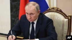 Tổng thống Nga Vladimir Putin. 