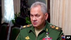 Bộ trưởng Quốc phòng Nga Sergei Shoigu. 