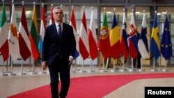 Tổng Thư ký NATO Jens Stoltenberg tại Brussels, Bỉ, hôm 15/11/2022.