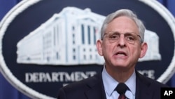 Bộ trưởng Tư pháp Mỹ Merrick Garland.