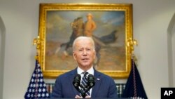 Tại Tòa Bạch Ốc, Tổng thống Joe Biden cùng các lãnh đạo khối G7, ngày 11/3/2022 kêu gọi rút lại tình trạng thương mại “tối huệ quốc” của Nga. 