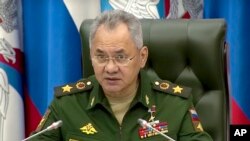 Bộ trưởng Quốc phòng Nga Sergei Shoigu. 