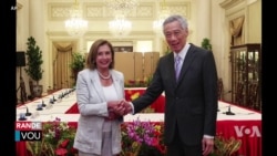 Pelosi Tanmen Vire Won li Ann Azi nan Sengapour 