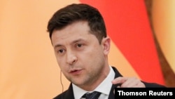 Tổng thống Ukraine Volodymyr Zelenskiy.