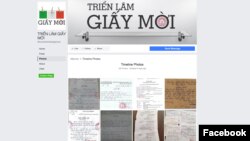 Trang Facebook 'Triển lãm giấy mời' trưng bày hơn 150 văn bản do chính quyền gửi đến người dân như giấy mời, giấy hay lệnh triệu tập.