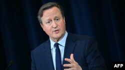 Ngoại trưởng Anh David Cameron.