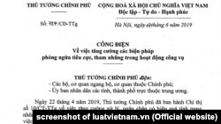 Thủ tướng Nguyễn Xuân Phúc gửi công điện đề nghị đẩy mạnh chống tiêu cực, tham nhũng, 17/6/2019