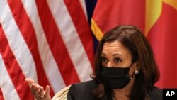 Bà Kamala Harris tại Hà Nội, 26 tháng Tám.