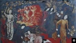 Những thiếu nữ trong vườn, 1957 / 100 x 64 cm