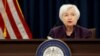 Chủ tịch Fed Janet Yellen chủ trì một cuộc họp báo ở Washington, 21/9/2016.