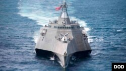 Tàu hải quân USS Coronado của Mỹ.