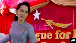 Lãnh tụ dân chủ Aung San Suu Kyi.