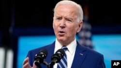 Tổng thống Mỹ Joe Biden phát biểu ở Nhà Trắng hôm 29/3/2021.