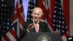 Phó Tổng thống Joe Biden phát biểu tại Tòa thị chính Paddington ở Sydney, ngày 20/7/2016.