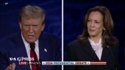 Trump, Harris tranh luận nảy lửa trong cuộc đối đầu đầu tiên