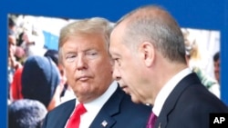 Donald Trump ve Recep Tayyip Erdoğan- 11 Temmuz 2018 (ARŞİV)