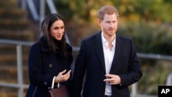 Meghan và Hoàng tử Harry.