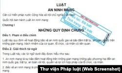 Dự thảo luật An ninh mạng đã được Quốc hội thông qua hôm 12/6 với hơn 86% đại biểu tán thành.