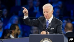 Phó Tổng thống Mỹ Joe Biden tại cuộc họp AIPAC ngày 20/3/2016 ở Washington D.C.