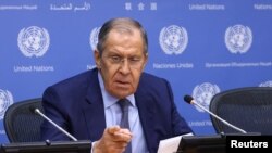 Ngoại trưởng Nga Sergei Lavrov.