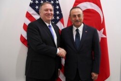 ABD Dışişleri Bakanı Mike Pompeo ve Dışişleri Bakanı Mevlüt Çavuşoğlu