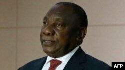 Tổng thống Nam Phi Cyril Ramaphosa.