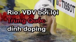 Rio: VĐV bơi lội Trung Quốc dính doping