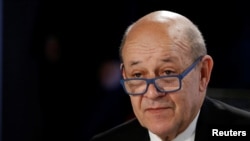 Ngoại trưởng Pháp Jean-Yves Le Drian.