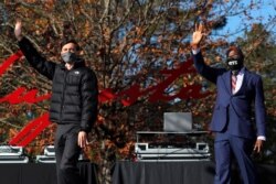 Demokrat Partili Senato adayları Jon Ossoff ve Raphael Warnock