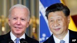 Hình ghép Joe Biden-Tập Cận Bình.