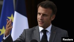 Tổng thống Pháp Emmanuel Macron.