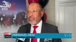 Atis Ayisyen Emmanuel Obas Lanse yon Mouvman pou Soulaje Kriz Ayiti