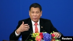 Tổng thống Philippines Rodrigo Duterte.