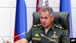 Bộ trưởng Quốc phòng Nga Sergei Shoigu.