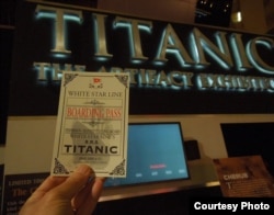 Triển lãm di vật từ con tàu Titanic (ảnh Bùi Văn Phú)