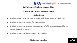 Lesson Plan - Lesson 46