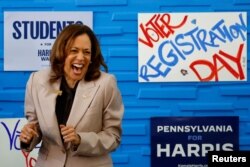 Demokrat başkan adayı Harris ise dün seçim kampanyasına Philadelphia'da devam etti.-17 Eylül 2024.